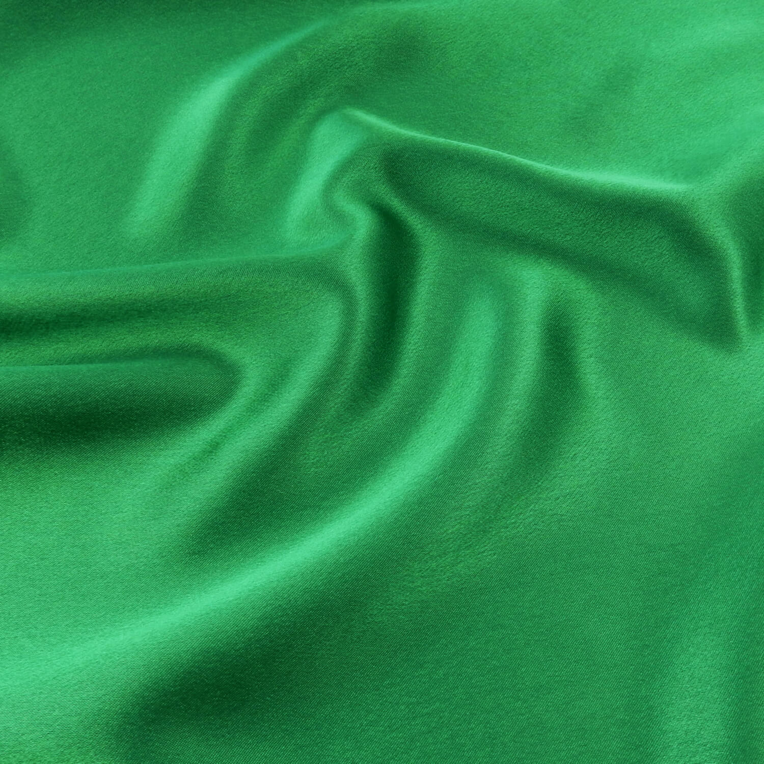 SALE Crepe Back Satin Fabric Kelly Green, by the yard - Image 6