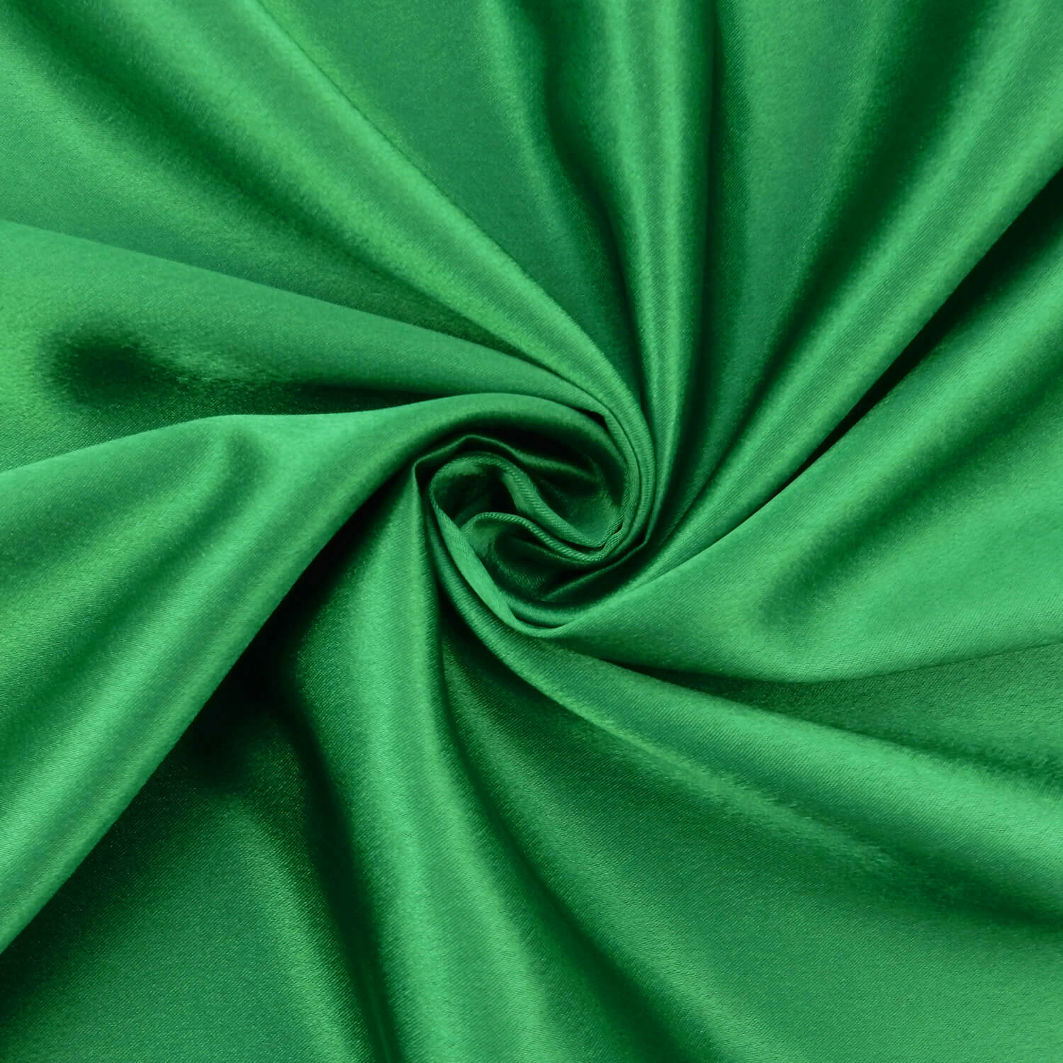 SALE Crepe Back Satin Fabric Kelly Green, by the yard