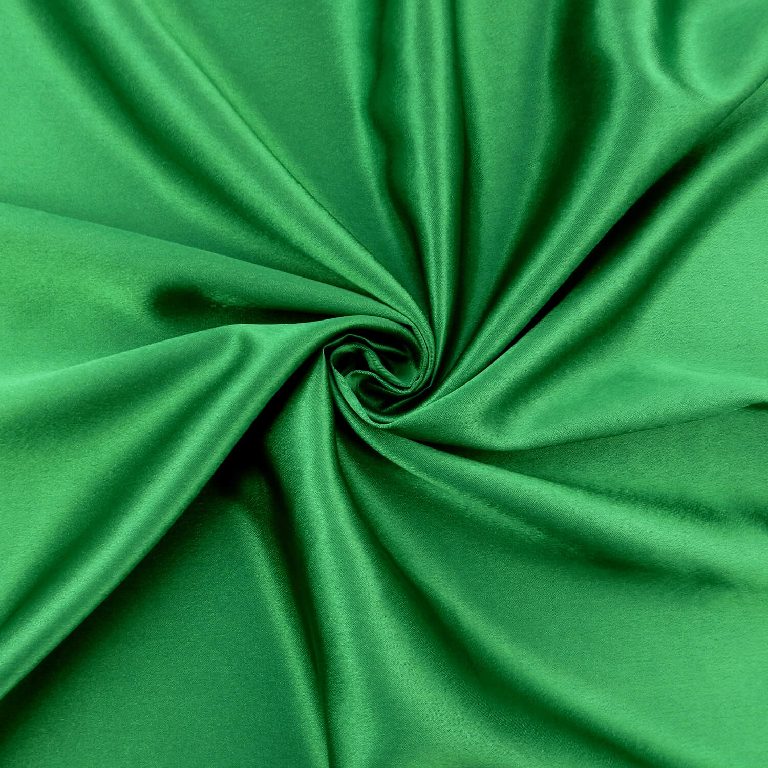SALE Crepe Back Satin Fabric Kelly Green, by the yard - Image 3