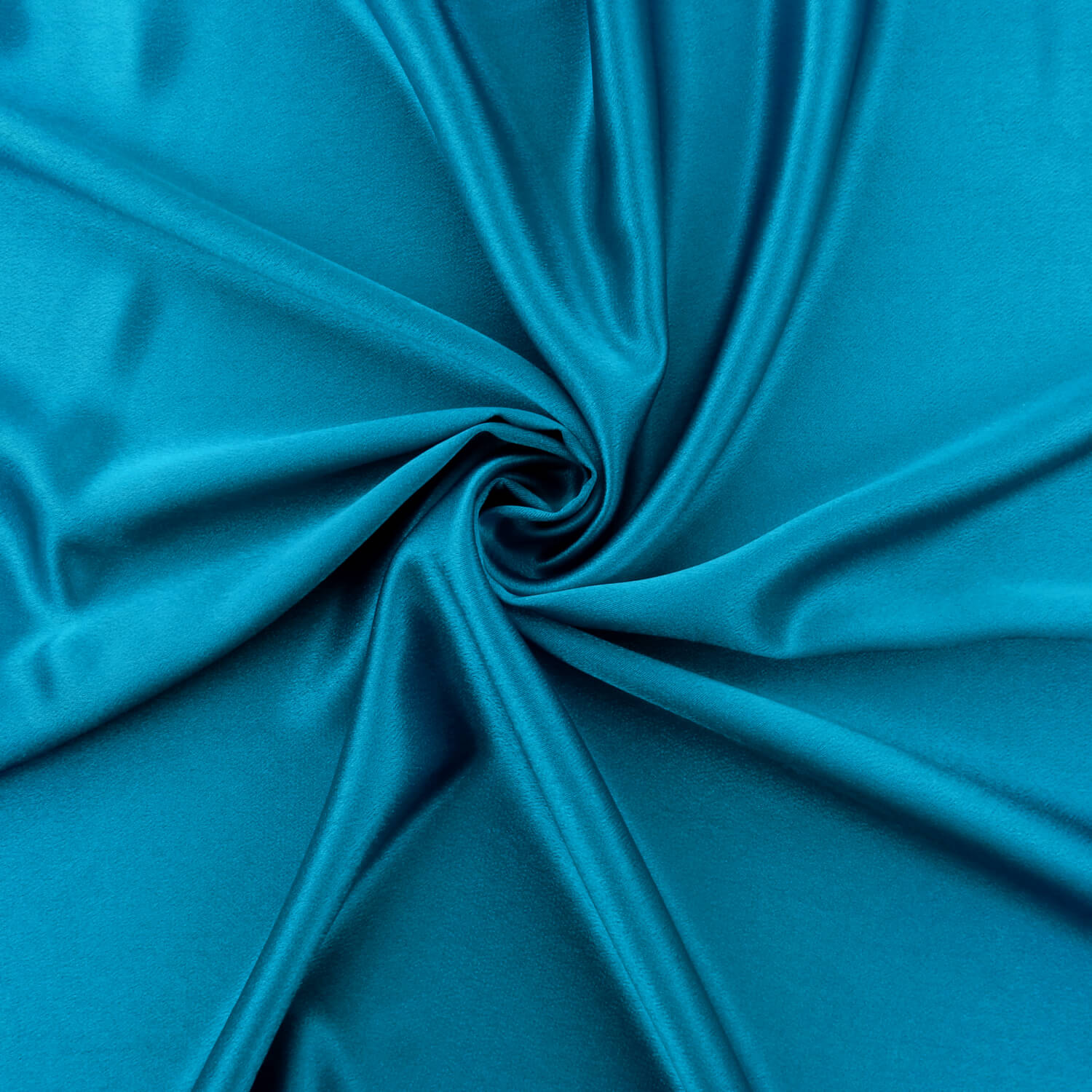 Crepe Back Satin Fabric Turquoise, by the yard - Image 4