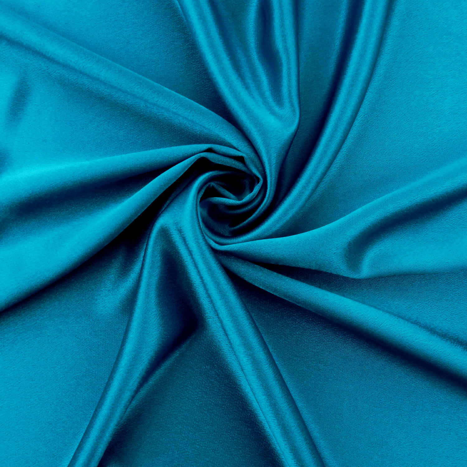 Crepe Back Satin Fabric Turquoise, by the yard - Image 3