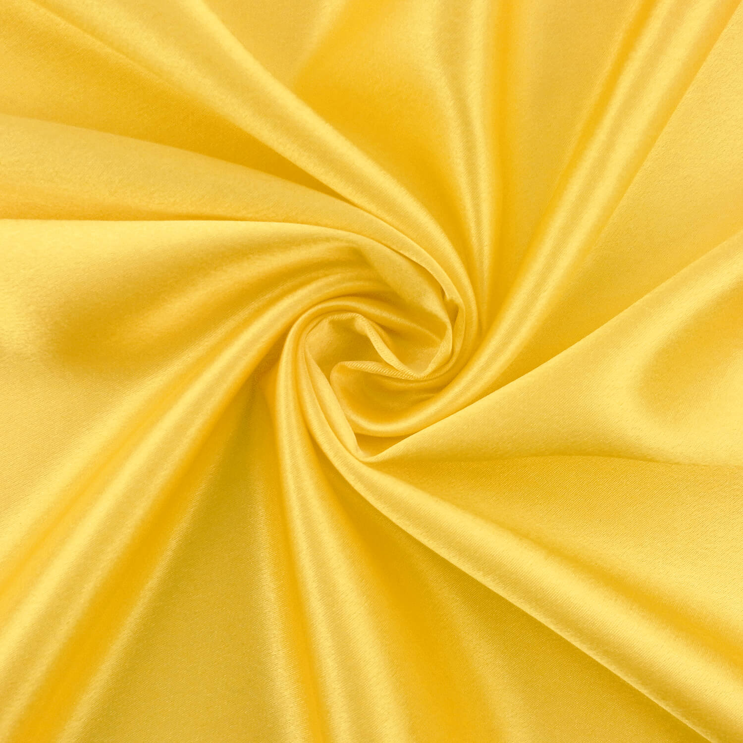 Crepe Back Satin Fabric Yellow, by the yard