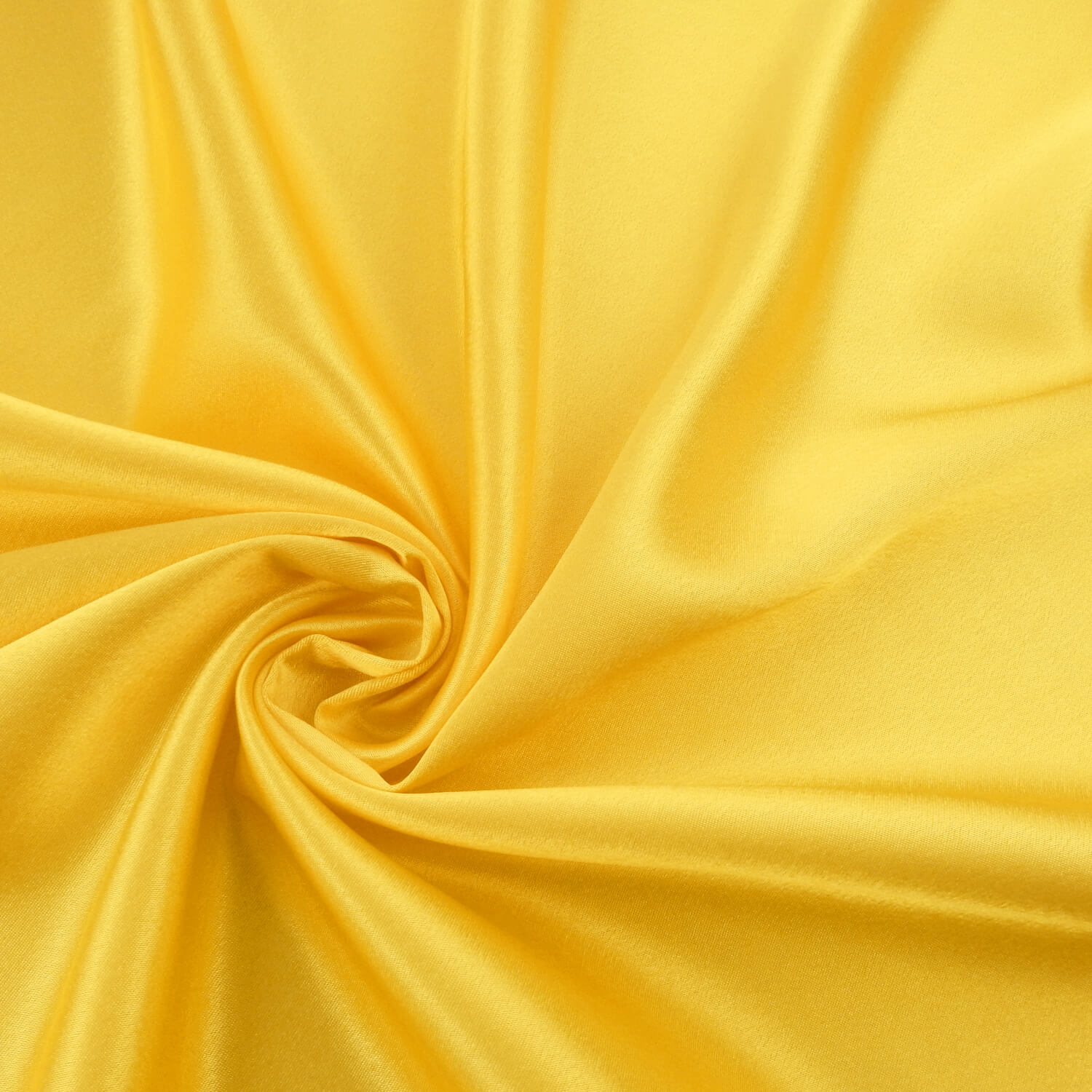 Crepe Back Satin Fabric Yellow, by the yard - Image 3