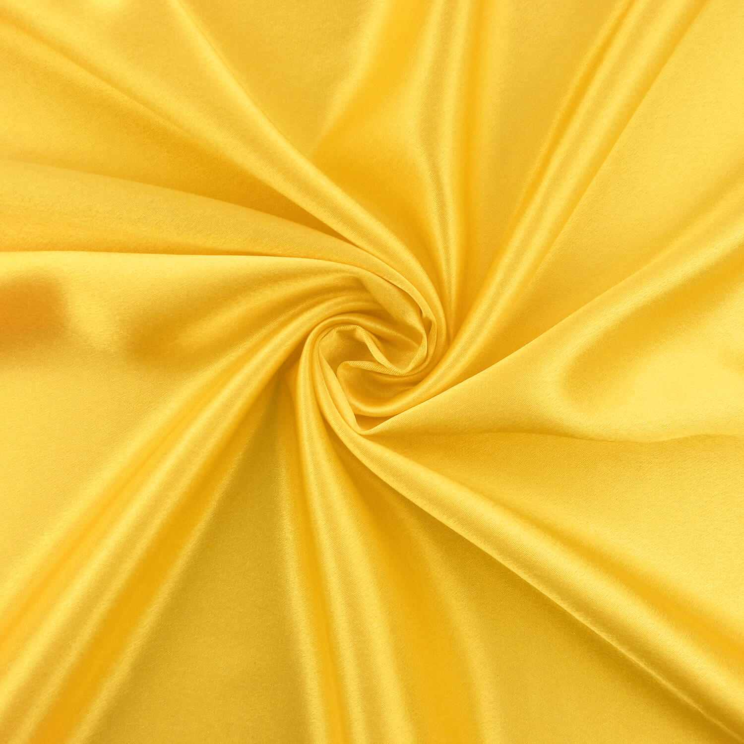 Crepe Back Satin Fabric Yellow, by the yard - Image 2