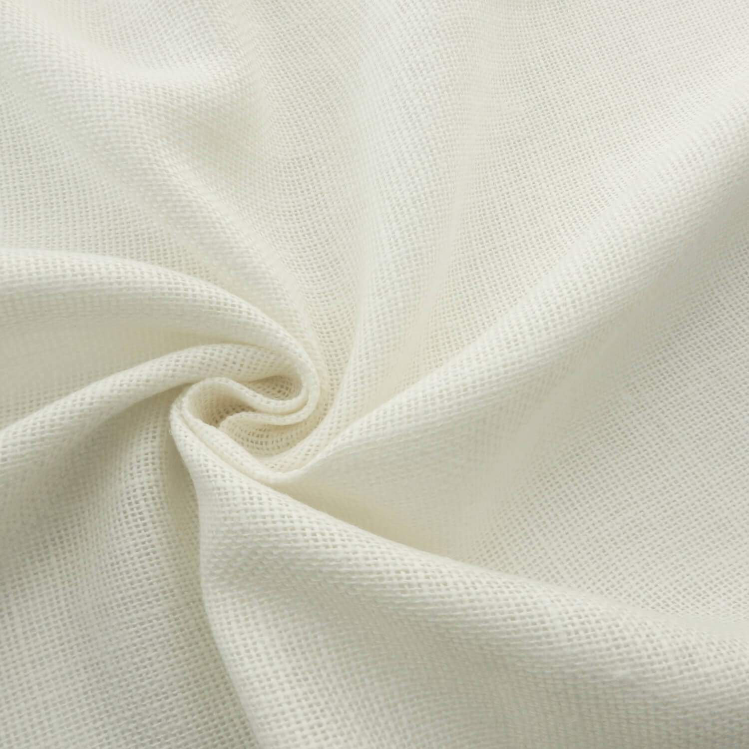 European Linen Burlap Fabric Ivory 25 yard roll - Image 2