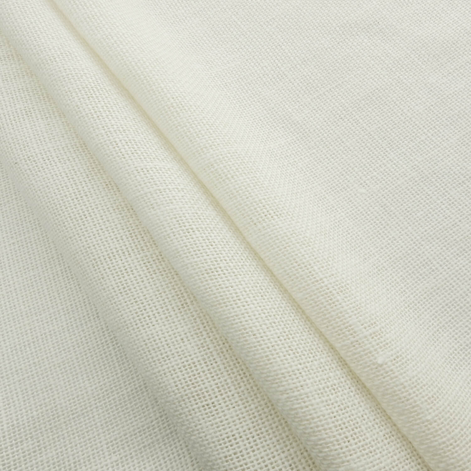 European Linen Burlap Fabric Ivory 25 yard roll - Image 5