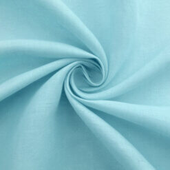 Wholesale French Handkerchief 100% Linen Fabric Cornflower 50 yard roll