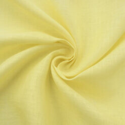 Wholesale French Handkerchief 100% Linen Fabric Lemon Drop 50 yard roll
