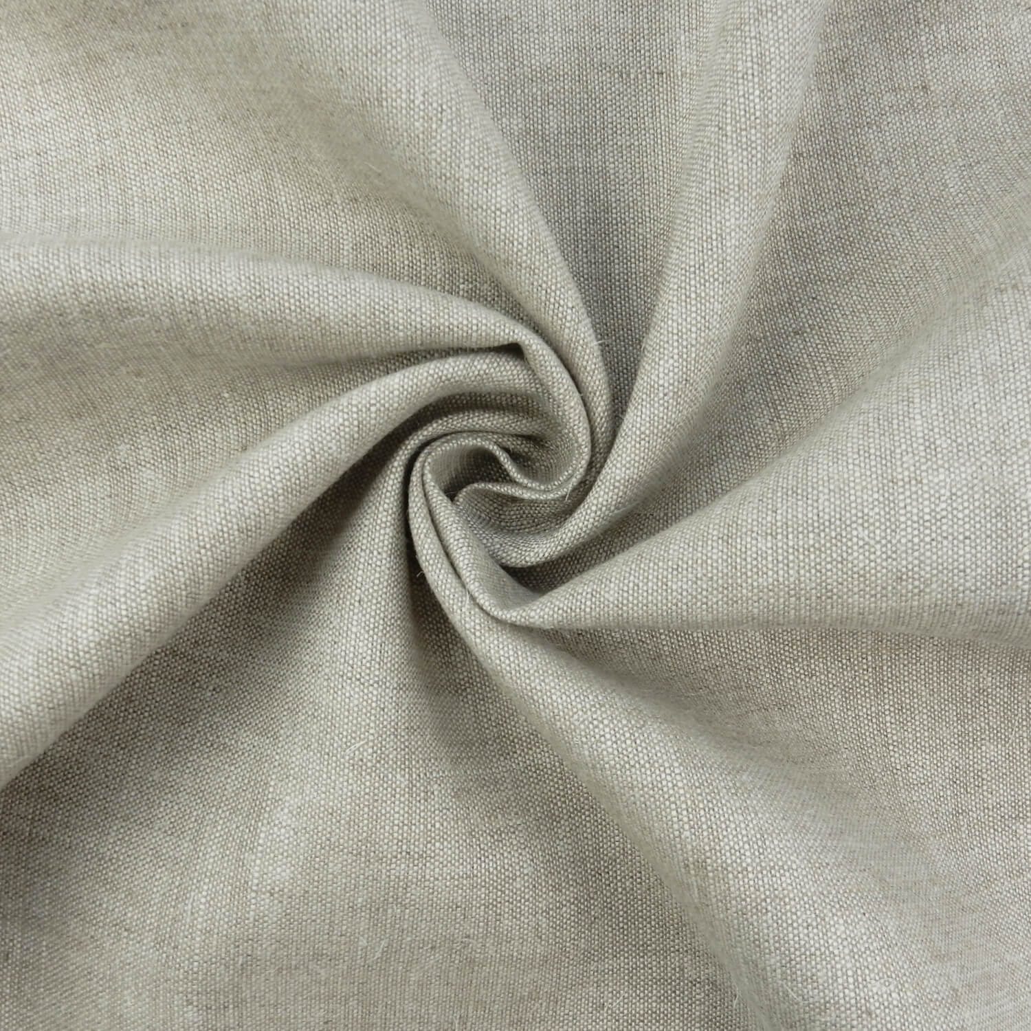 Medium Weight Belgian Linen Fabric Oatmeal, by the yard - Image 2