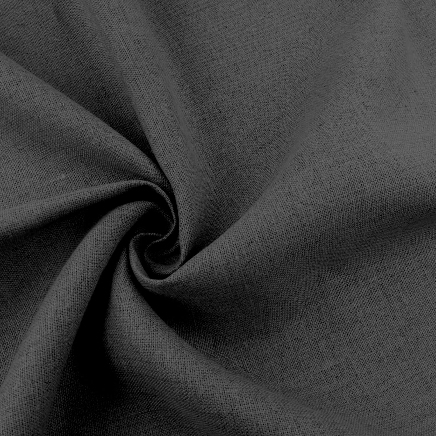 Medium Weight Belgian Linen Fabric Smoke, by the yard - Image 6