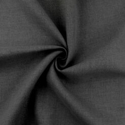 Medium Weight Belgian Linen Fabric Smoke, by the yard