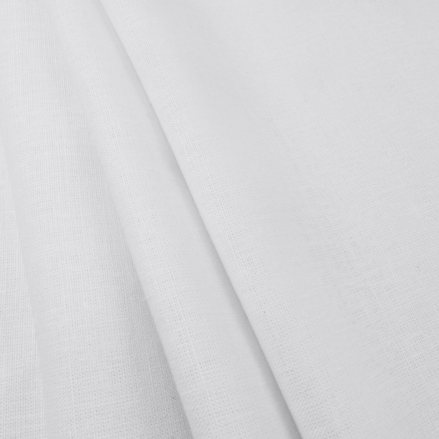 Medium Weight Belgian Linen Fabric White, by the yard - Image 7