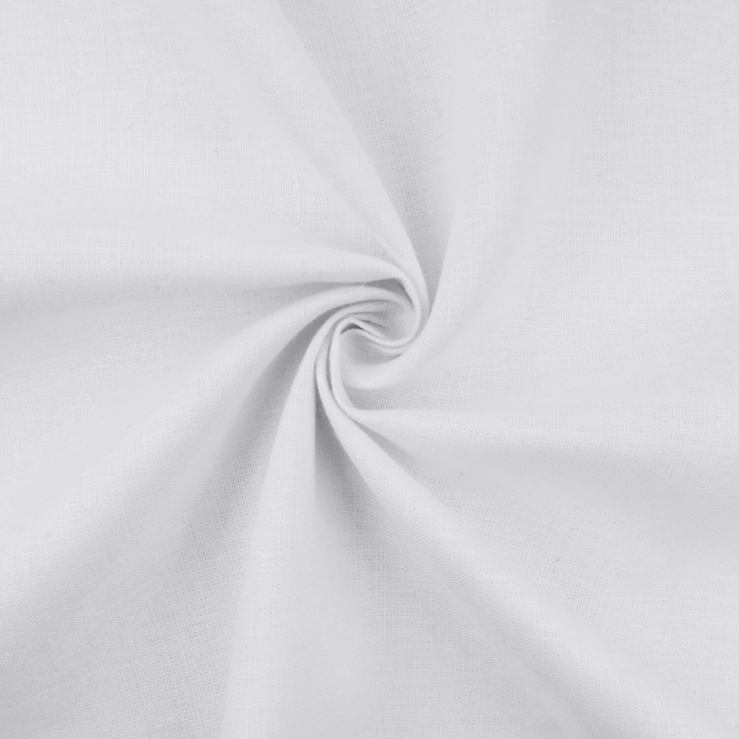 Medium Weight Belgian Linen Fabric White, by the yard - Image 2