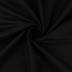 60" Muslin Fabric Dyed Black, by the yard