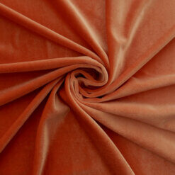Wholesale Stretch Spandex Velvet Fabric Rust 62 yard roll