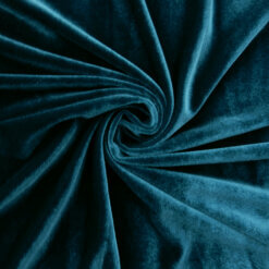 Wholesale Stretch Spandex Velvet Fabric Teal 25 yard bolt