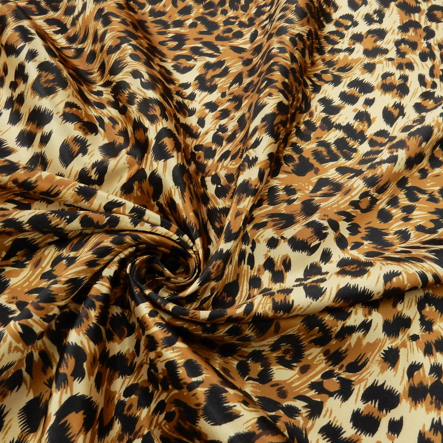 Wholesale Cheetah Charmeuse Satin Fabric 90 yard roll - Image 3