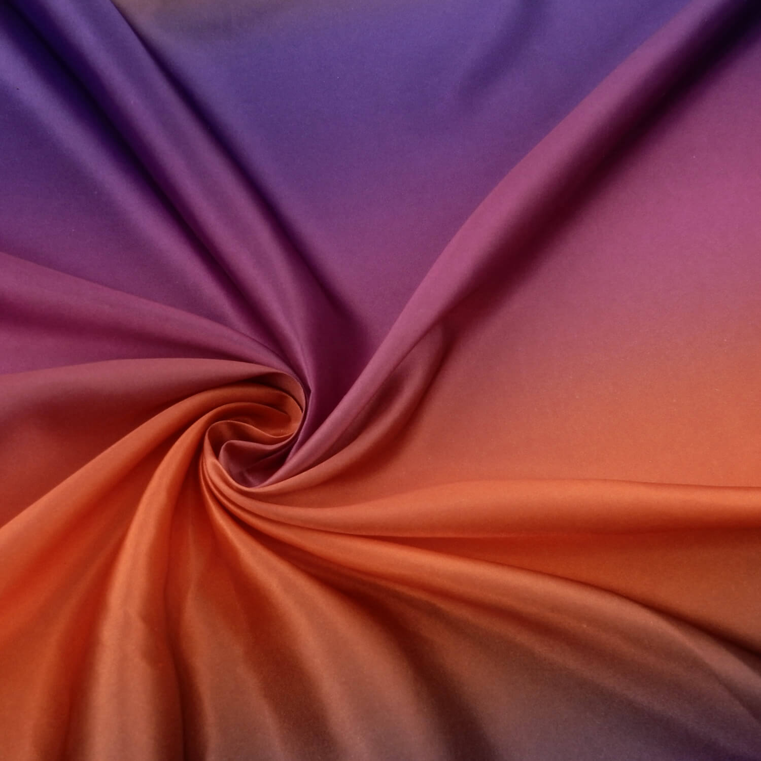 Wholesale Rainbow Charmeuse Satin Fabric Orange 100 yard roll - Image 3