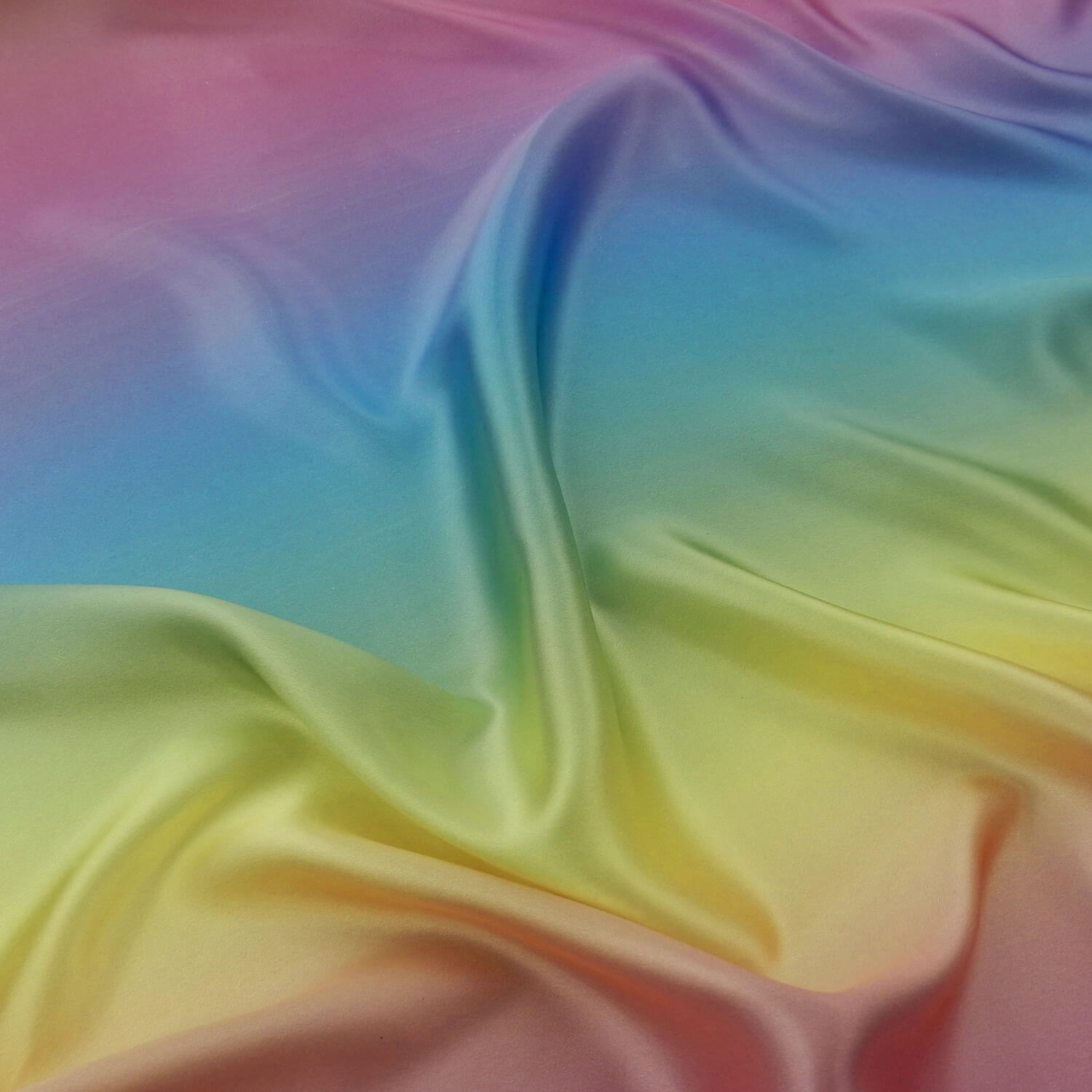 Wholesale Rainbow Charmeuse Satin Fabric Pink 100 yard roll - Image 7