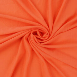 SALE Lightweight Stretch Tricot Fabric 6950 Orange, by the yard