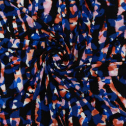 5.5 Yard Piece SALE Stretch Spandex Print Fabric Pink XS1115