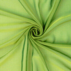 Waterfall Two Tone Chiffon Fabric Lime/Celadon, by the yard