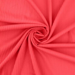 SALE Stretch Ribbed Spandex Fabric 6933 Vibrant Azalea, by the yard