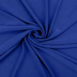 10 Yard SALE Piece Lightweight Stretch Tricot Fabric XS1099 Sapphire Blue