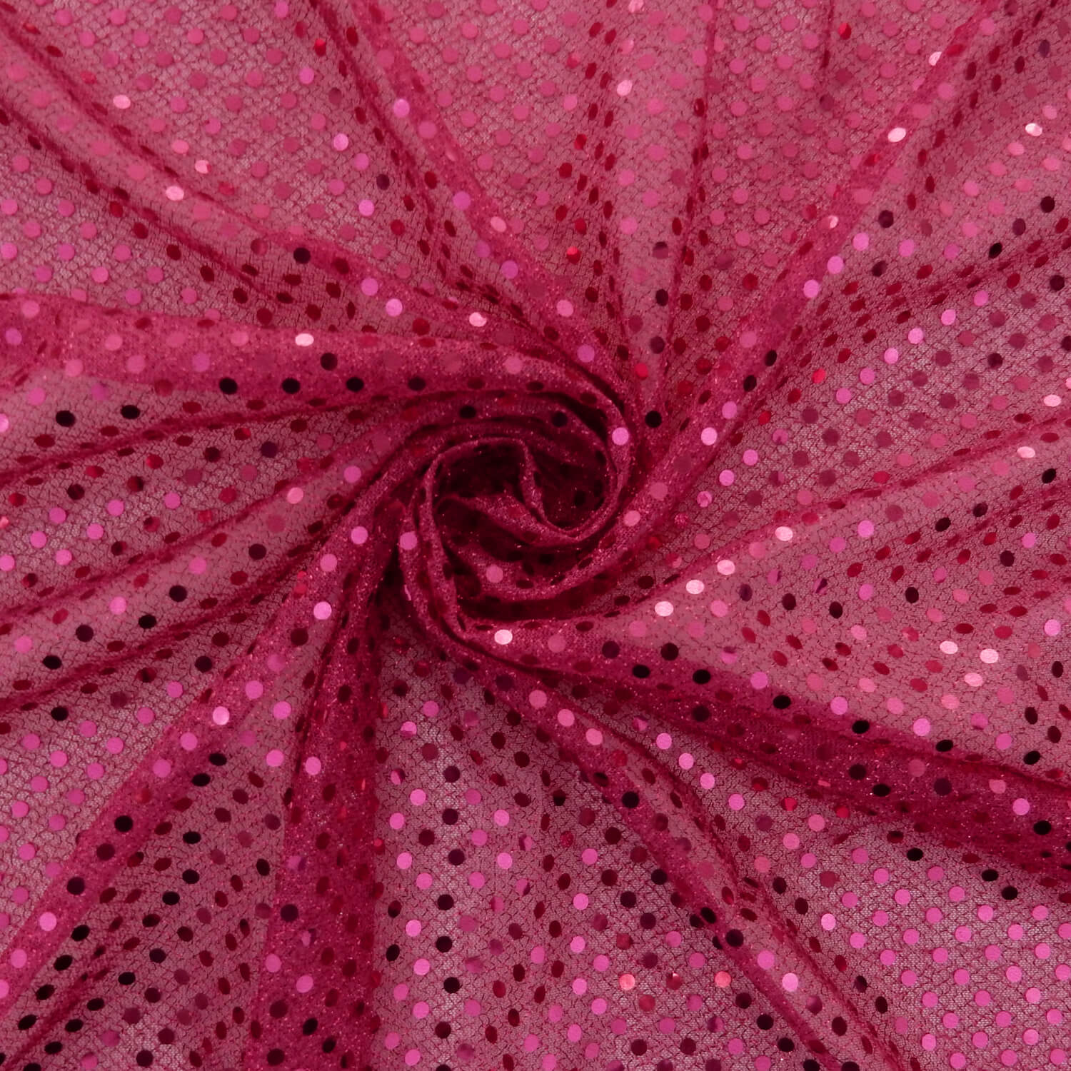 SALE Stretch 3mm Dot Fabric Fuschia, by the yard