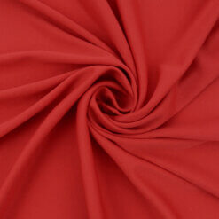 SALE Lightweight Stretch Tricot Fabric 7004 Scarlet Red, by the yard