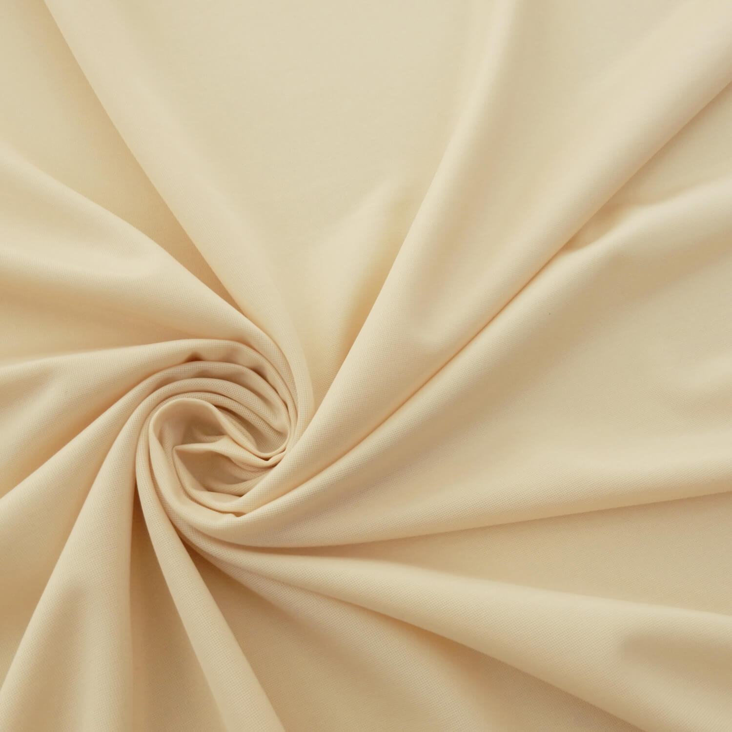 5 Yard Piece SALE Ribbed Matte Spandex Fabric Champagne XS1143 - Image 4