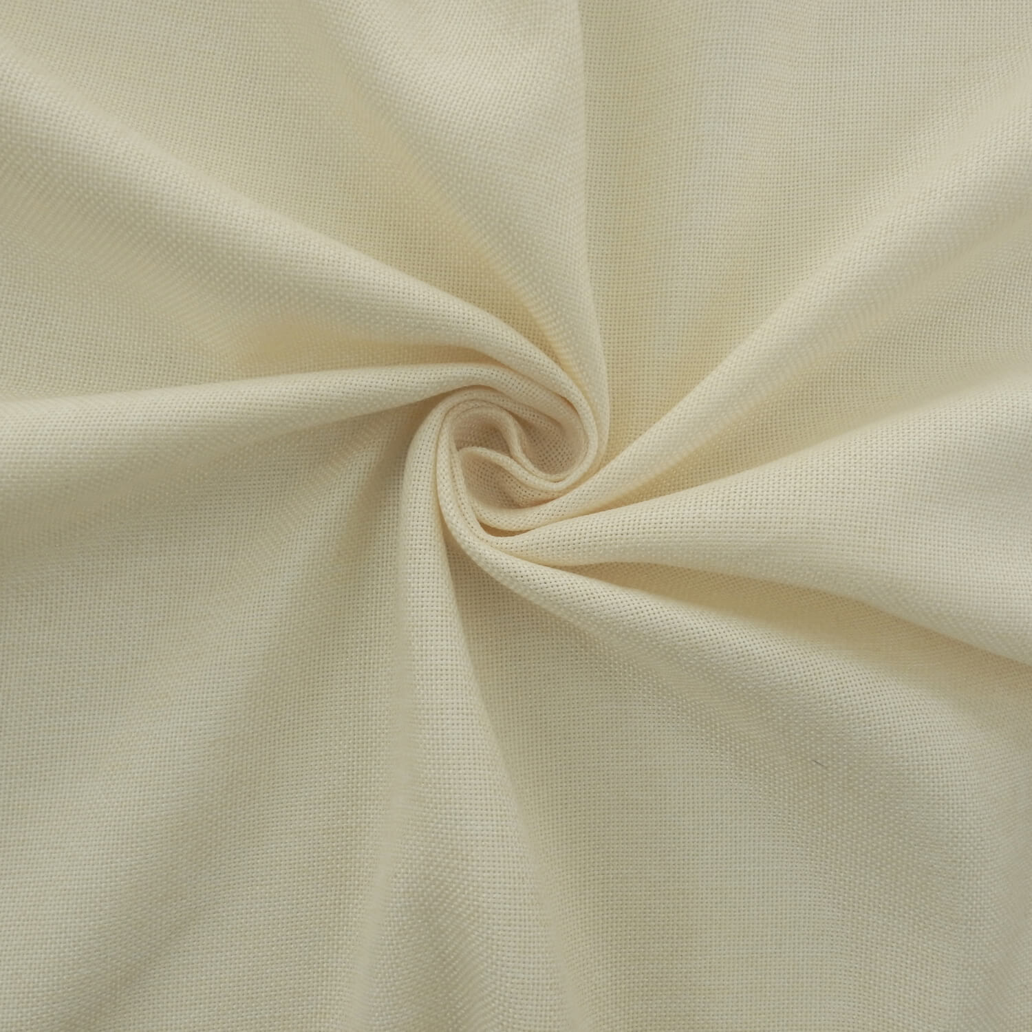 4 Yard Piece SALE Open Weave Faux Linen Fabric XS1154 Cream - Image 5