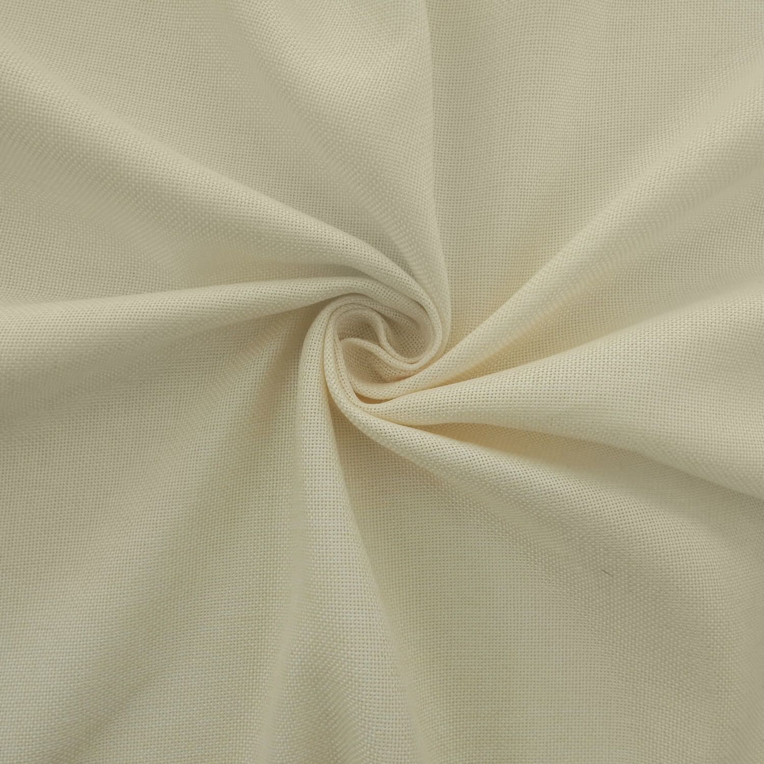 4 Yard Piece SALE Open Weave Faux Linen Fabric XS1154 Cream - Image 4