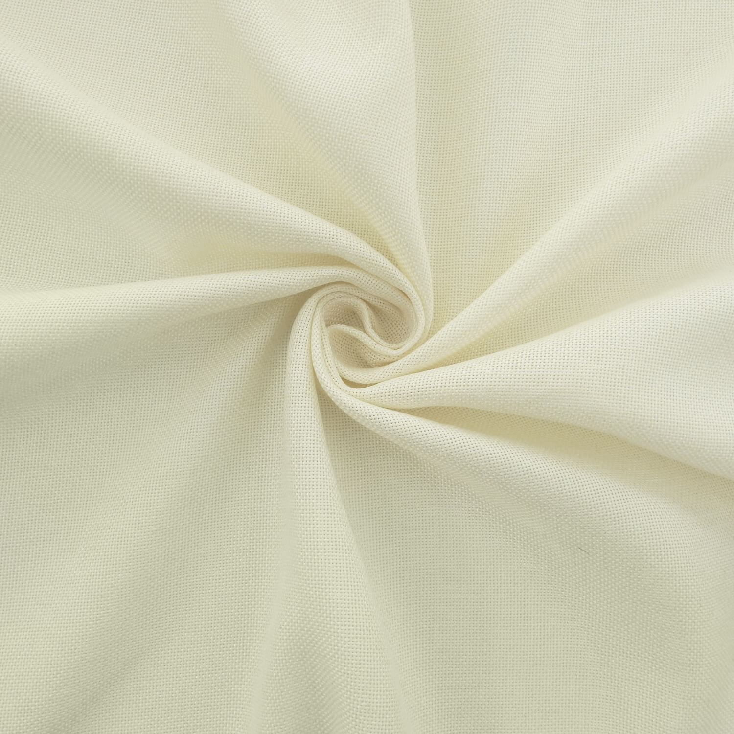 5.5 Yard Piece SALE Open Weave Faux Linen Fabric XS1155 Ivory - Image 2