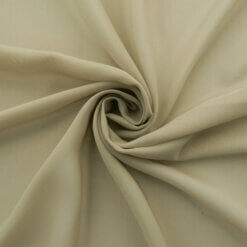 Wholesale Chiffon Fabric Light Taupe 100 yard roll