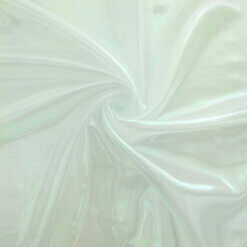 Wholesale Lunar Pearlized Iridescent Organza Aqua 25 yard bolt