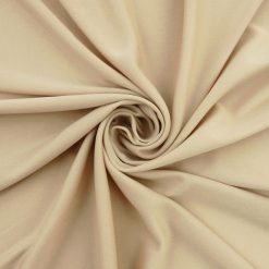 SALE Lightweight Stretch Tricot Fabric 7011 Champagne, by the yard