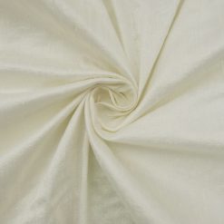 SALE 100% Silk Dupioni Fabric Ivory, by the yard