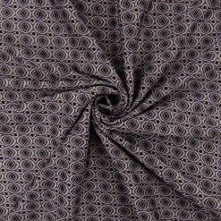 SALE Geometric Double Knit Fabric 7046 Lilac, by the yard