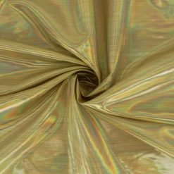 Wholesale Splendor Iridescent Hologram Lame Gold 250 yard case