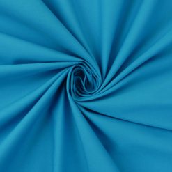 90" Wide Muslin Fabric Dyed Turquoise, by the yard